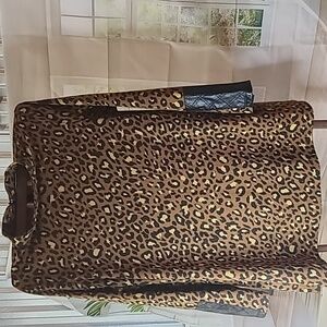 Tyler Boe leopard print dress XL